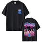 KPop Demon Hunters Rumi Mira Zoey Saja Boys Derpy Tiger Double Sided Print T-shirts