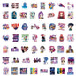 A50/55/60Pcs KPop Demon Hunters Stickers KPop Demon Hunters DIY Stickers Scrapbooking Phone Luggage Skateboard Waterproof Decals