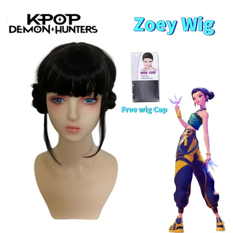 Kids K-Pop Demon Hunters Zoey Rumi Mira Costume Cosplay