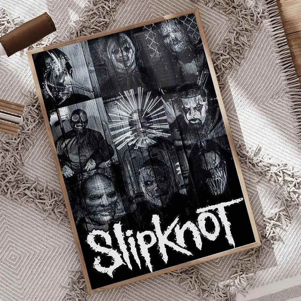 1pc Rock Band S-Slipknot L-Live At Msg Poster Print For Bedroom Living Room Home Decor Painting Wall Art HD Picture Mural