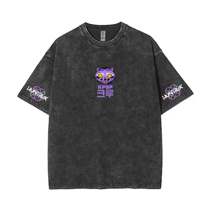 Huntrix Kpop Demon Hunter Washed T-Shirt