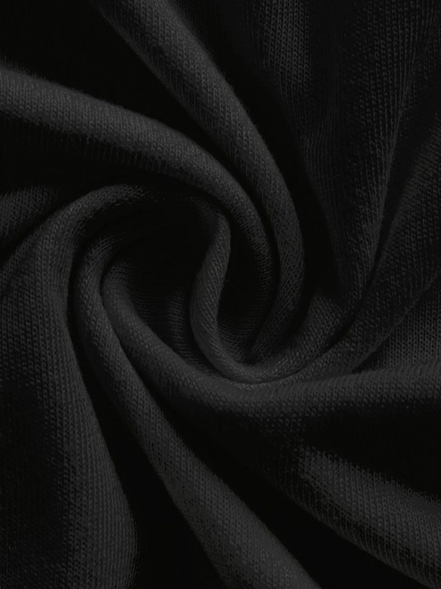 Men's Black Crew Neck T-Shirt Six Seven Graphic
