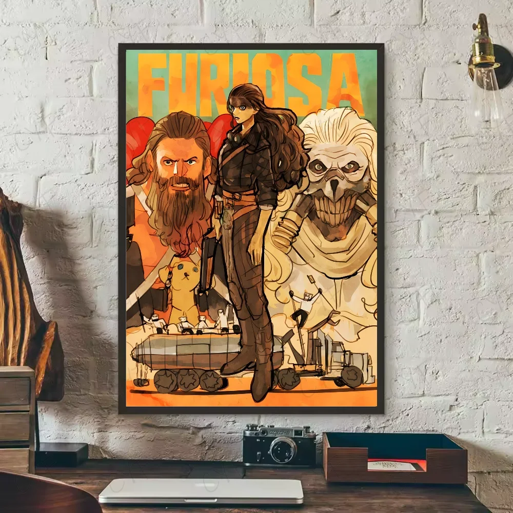 Mad Max HD Art Poster Sticky Wall Waterproof Decor for Home Living Room Bedroom Bar Aesthetic