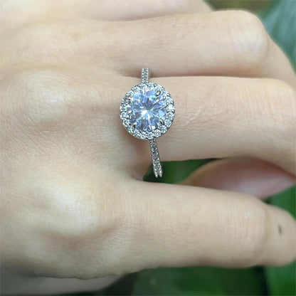 Rings High Quality New Sales Trend Jewelry Original Luxury Brand Shiny Cut Christmas Birthday Party Engagement Gift for Women