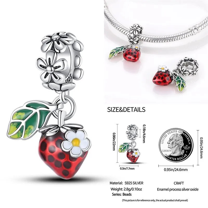 Charms 925 Original Fit 3mm 925 Original Charm Bracelet Women 925 Silver Hot Sale Pendant Beads DIY Jewelry Gift 2024 New