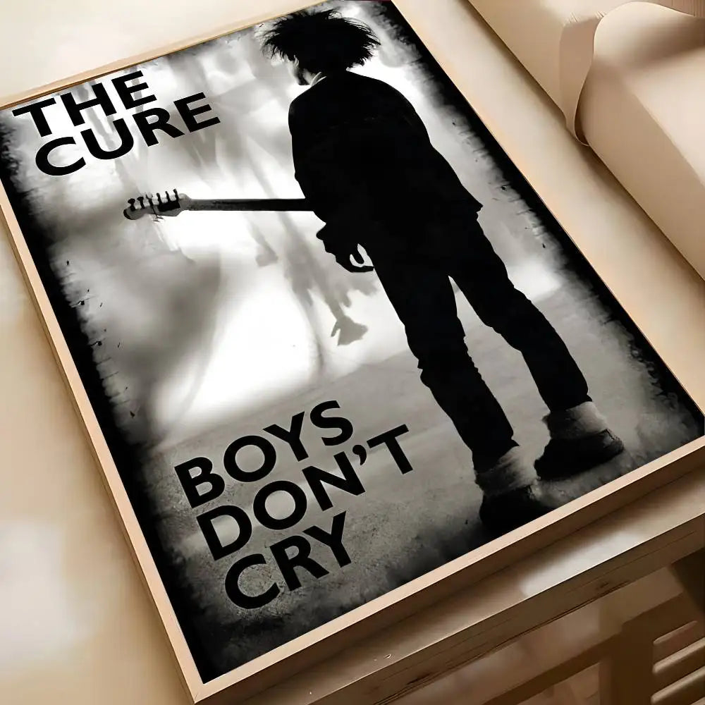 The C-Cure R-Robert Smith Poster High-definition art sticker Self adhesive waterproof home decoration