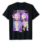 K-pop Demon Hunter Rumi Mira Zpey Movie Pattern T-Shirt Unisex Original Harajuku Style High-Quality Cotton T-Shirt Streetwear