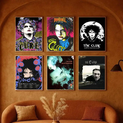 The C-Cure R-Robert Smith Poster High-definition art sticker Self adhesive waterproof home decoration