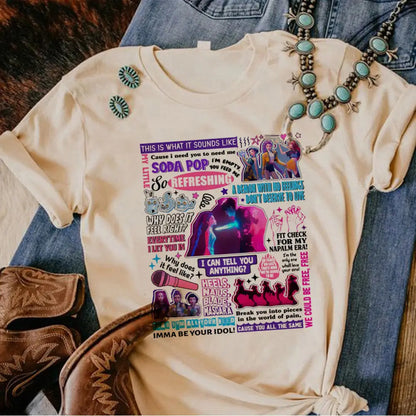 Huntrix Kpop Demon Hunters Two-sided T-Shirt