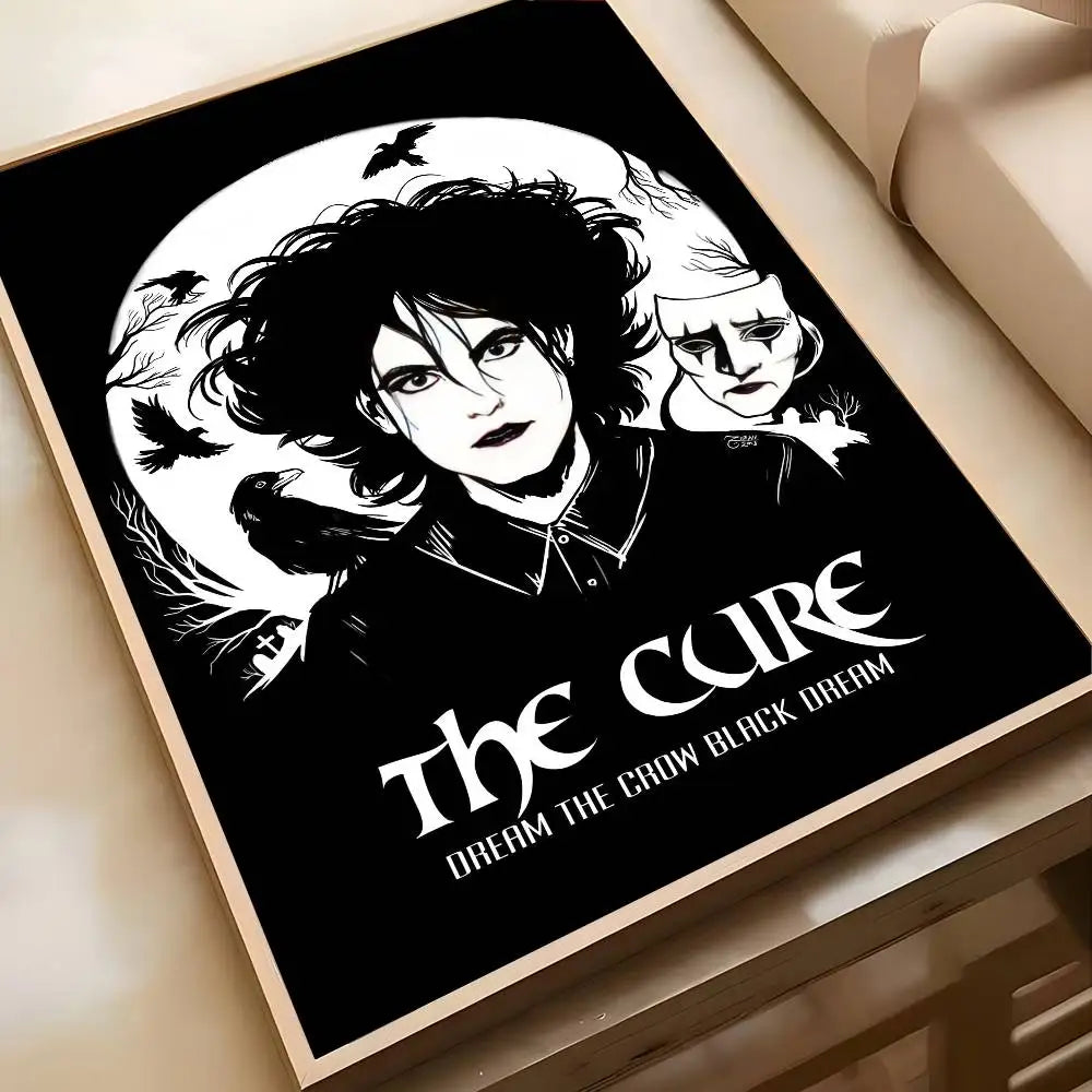 The C-Cure R-Robert Smith Poster High-definition art sticker Self adhesive waterproof home decoration