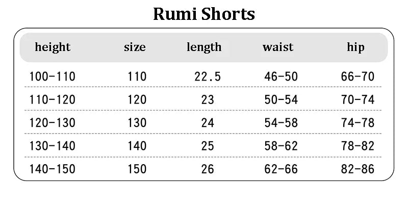KPop Cosplay Rumi Zoey Mira Cosplay Costume for Children Girls Halloween Carnival Party Role Playing Outfits Xmas Gifts