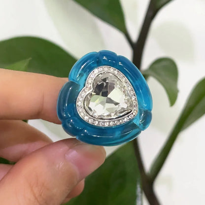 Rings High Quality New Sales Trend Jewelry Original Luxury Brand Shiny Cut Christmas Birthday Party Engagement Gift for Women