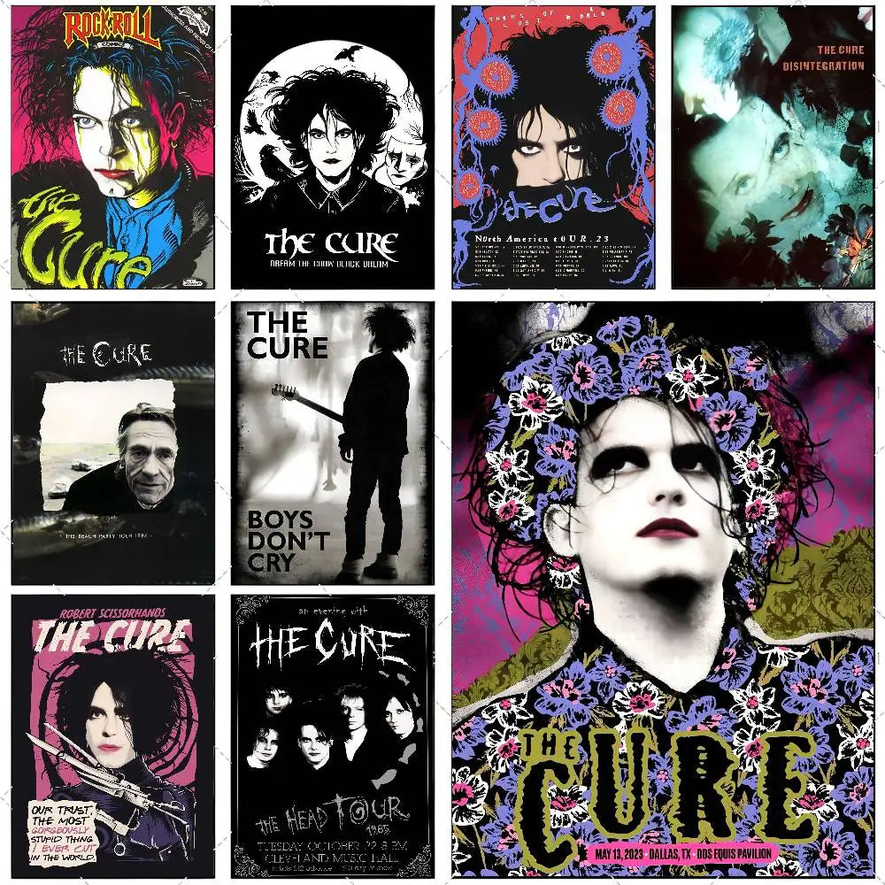 The C-Cure R-Robert Smith Poster High-definition art sticker Self adhesive waterproof home decoration