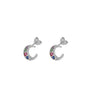 JINFU Gold Plated Earrings Set For Women Boho Style CZ Zircon Women's Clip Stud Dangle Hoop Earrings 2022 Jewelry Wholesale