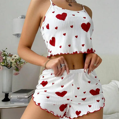 Women's Spaghetti Strap Pajamas Sexy Sleepwear