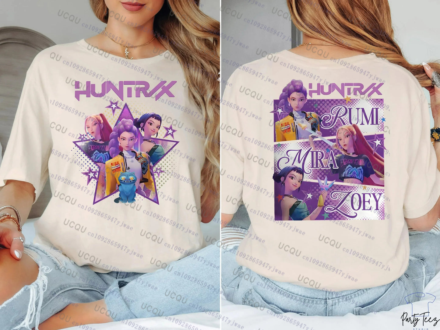 Kpop Demon Hunters Parent Child Short Sleeve Cute Kpop Demon Hunters Tee