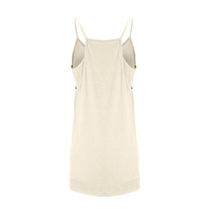 Sport Mini Dress For Women Summer Sleeveless Dress Casual Short Sundress