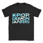 Men's T-shirt New American Harajuku Style K-pop Demon Hunter Tiger and Bird Demon Hunter Tiger Print T-shirt streetwear Unisex