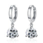 2ct Moissanite Diamond Earrings 100% S925 Sterling Sliver Orginal Drop Earring Wedding Bride Jewelry with Certificate for Women