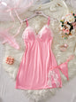 Light Purple Women Nighttime Lingerie Babydoll