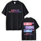 KPop Demon Hunters Rumi Mira Zoey Saja Boys Derpy Tiger Double Sided Print T-shirts