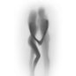 Black White Shadow Love Men Women Abstract Canvas Posters Modern Paintings Pictures Bedroom Living Room Bathroom Home Decoration