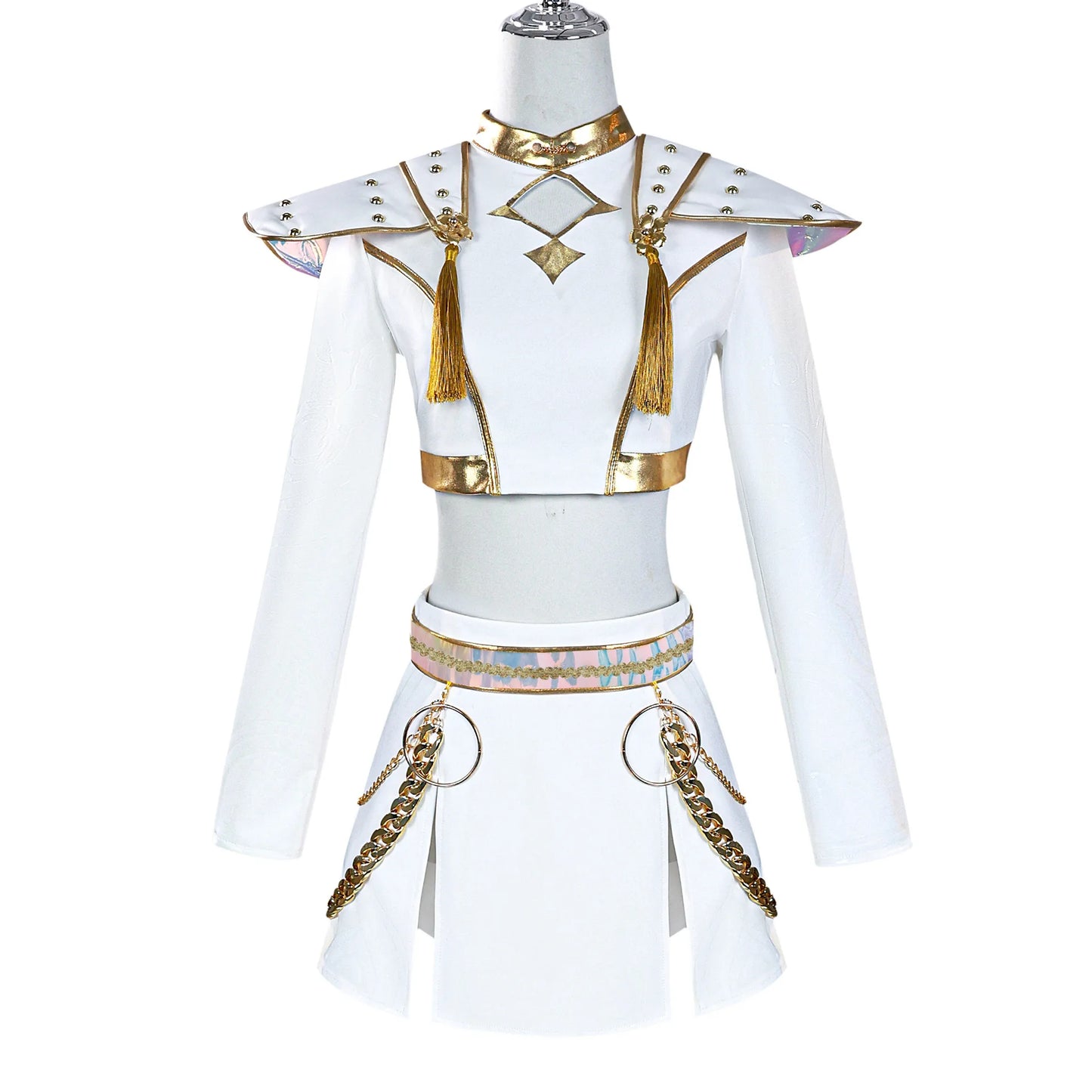 Kids Rumi Cosplay Costume Kpop Demons Children Disguise Halloween Carnival Party Clothing