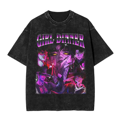 Kpop Demon Huntrix Tiger Derpy The Tiger and Bird T-Shirt
