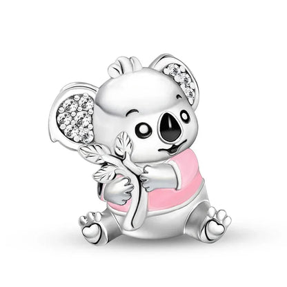925 Sterling Silver Panda  Butterfly Kapibala Octopus Charms Beads Fit Original Pan Bracelet Bangle High Quality DIY Jewelry