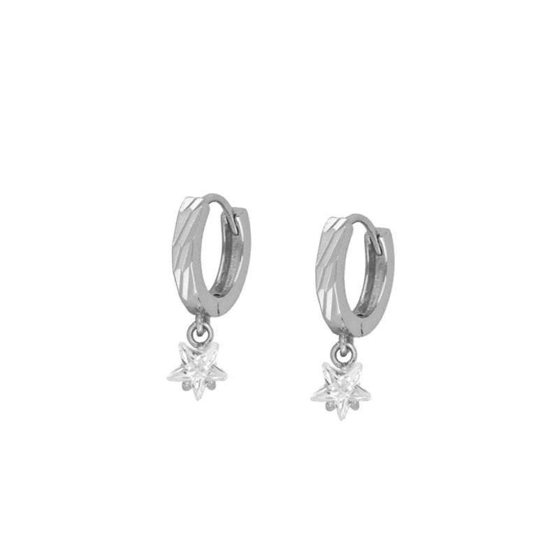 JINFU Gold Plated Earrings Set For Women Boho Style CZ Zircon Women's Clip Stud Dangle Hoop Earrings 2022 Jewelry Wholesale