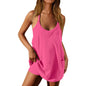 Sport Mini Dress For Women Summer Sleeveless Dress Casual Short Sundress