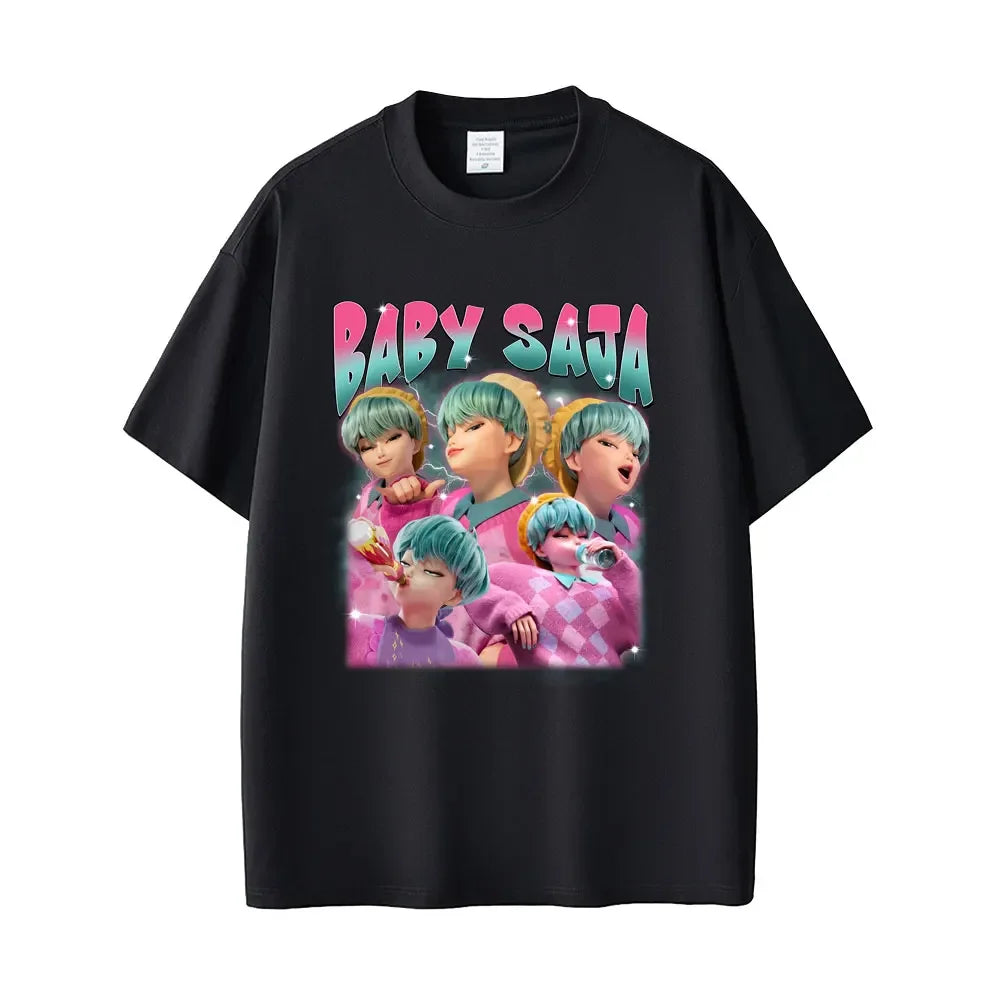Kpop Demon Hunter Saja Boys Men T-shirt