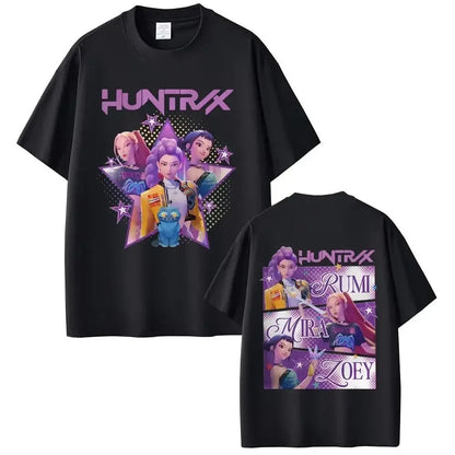 KPop Demon Hunters T-shirts Saja Boys Tshirt rt