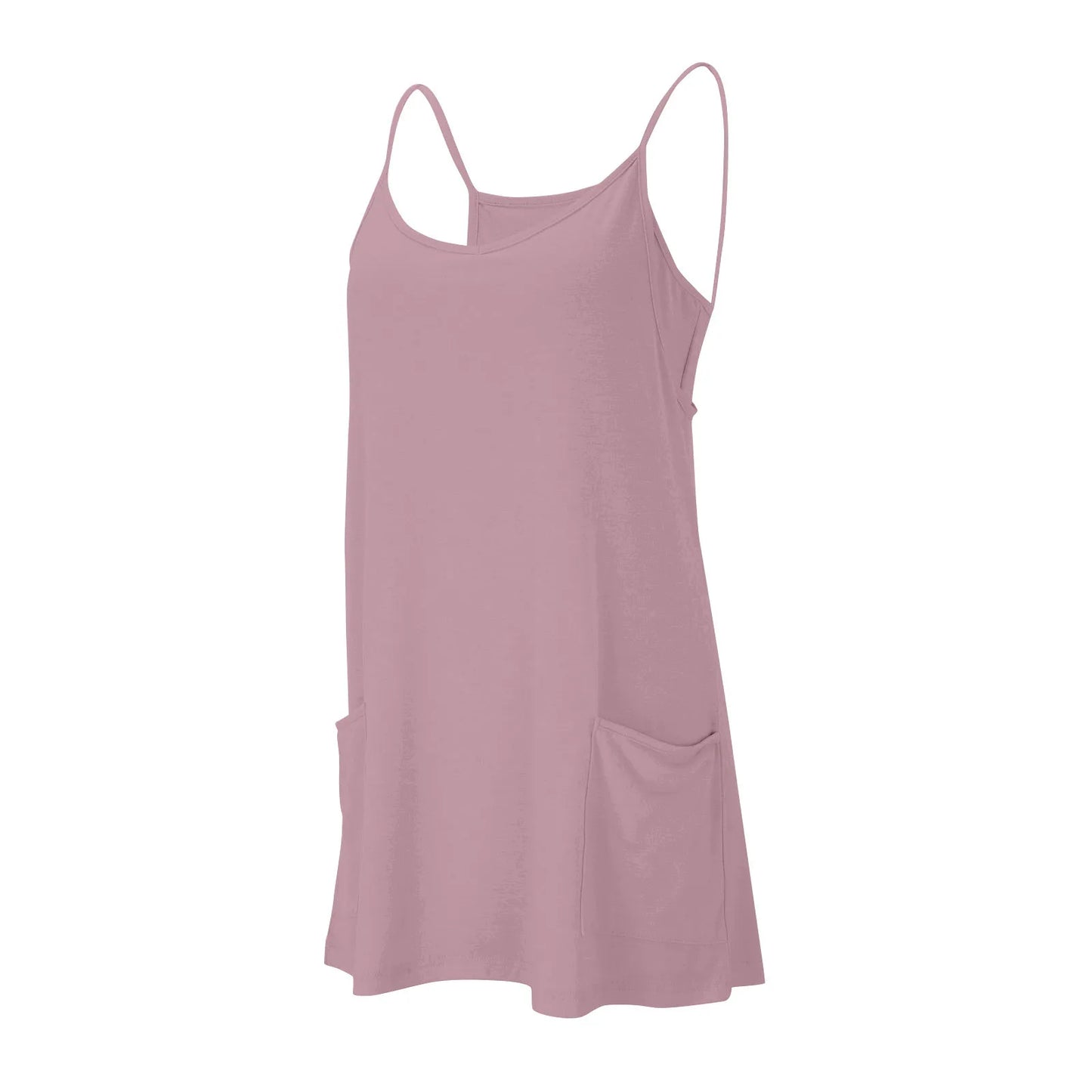 Sport Mini Dress For Women Summer Sleeveless Dress Casual Short Sundress