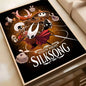 Cute Characte Game Hollow Knight Silksong-Cool Poster Canvas painting with prints Home bedroom living room decoration gift