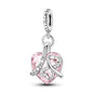 Original Charms 925 Silver Plated Bee Moon Star Pendant Fit Bracelet Making For Woman Fashion Jewelry