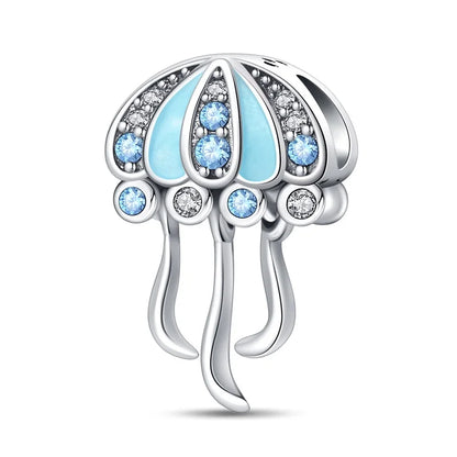 Blue Series 925 Sterling Silver Turtle,Whale & Seahorse Dangle Charm Fits Bracelet Kids Ocean Jewelry Accessories