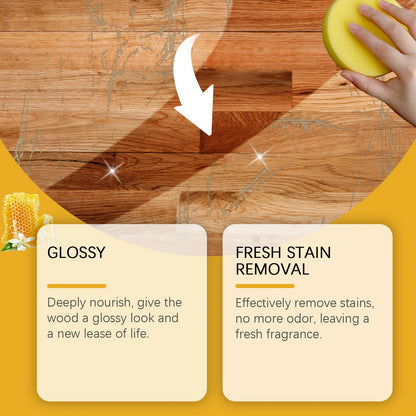 Jakehoe Beeswax Wood Polishing Spray Anti-cracked Nourishing Restoring Gloss Fresh Scent Maintainence Furniture Spray