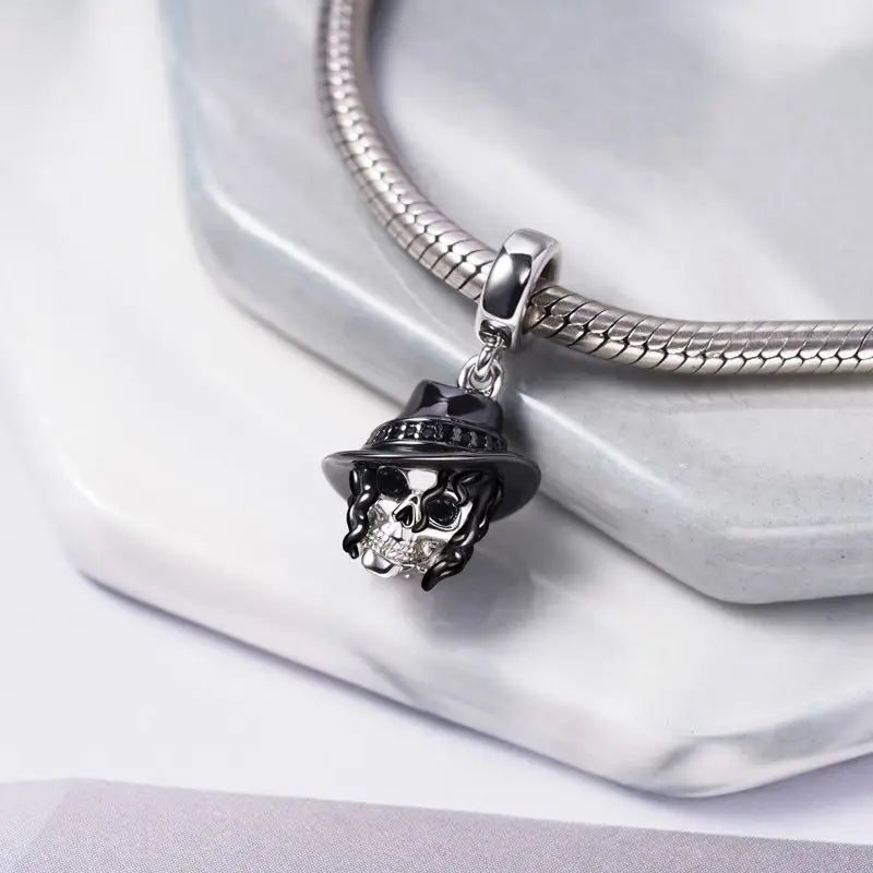 New 925 Silver Eye Palm Skull Wings Sun Pendants Charms Beads Fit Original Bracelet Accessories DIY Jewelry For Women