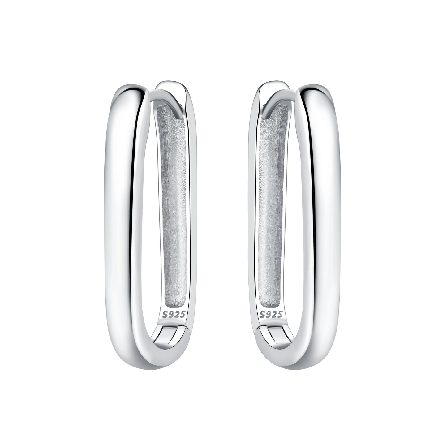 CYMYSS 2025 New 925 Sterling Silver Classic Hollow-out Versatile Hoop Earrings for Women Fine Jewelry Ideal Birthday Party Gifts