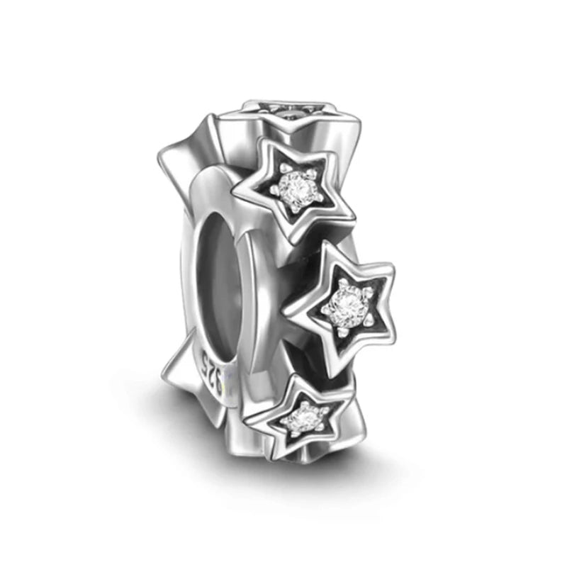 New 925 Silver Eye Palm Skull Wings Sun Pendants Charms Beads Fit Original Bracelet Accessories DIY Jewelry For Women