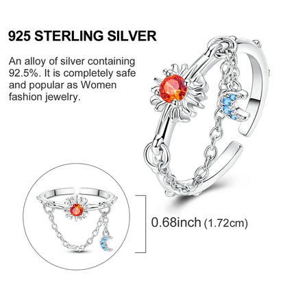 New 925 Sterling Silver Open Ring Hollow Rose Infinite Love Simple Ring Women Wedding Engagement Party Jewelry Gift