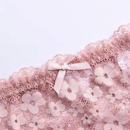 3Pcs Women Cotton Lingerie Sexy Thong Soft Fashion Panties Femme Design Underwear Pantys Underpant Lingerie Lace Intimates S-XL