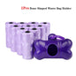 Pet Poop Bag Solid Color Printed Pet Garbage Bag Clean Poop Bag Dog Walking Portable Poop Bag For Dogs Litter and Housewife Bags