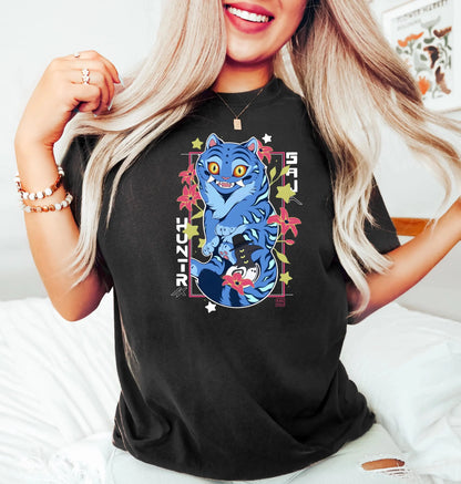 KPDH Huntrix Demon Hunters Christmas Sweatshirt, Merry Huntrix Christmas Shirt Kpop Demon Hunters Mira Rumi Derpy Tiger Shirt