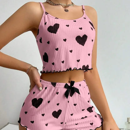 Women's Spaghetti Strap Pajamas Sexy Sleepwear