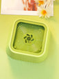 A dog drinking bowl non-wetting mouth large-capacity pet water dispenser anti-knock suspension bowl water dispenser cat feeding