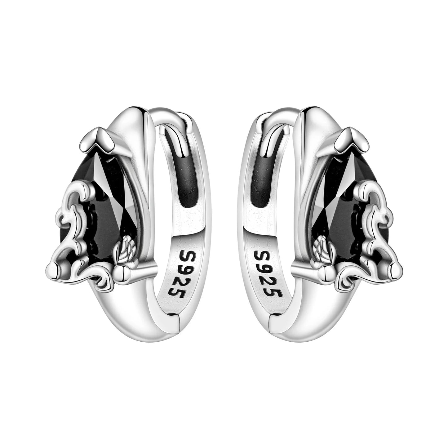 CYMYSS 2025 New 925 Sterling Silver Classic Hollow-out Versatile Hoop Earrings for Women Fine Jewelry Ideal Birthday Party Gifts