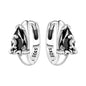 CYMYSS 2025 New 925 Sterling Silver Classic Hollow-out Versatile Hoop Earrings for Women Fine Jewelry Ideal Birthday Party Gifts