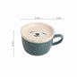 Japanese Cartoon Cat Coffee Mug With Cat Pattern Lid Small Dish Cute Breakfast Cup Creative Coffee Cup Milk Cup Gift For Girl